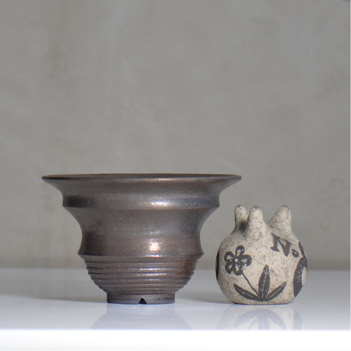 YATAGARASU / KOTETSU - 03 / L / approx. φ16.7cm / Flowerpot