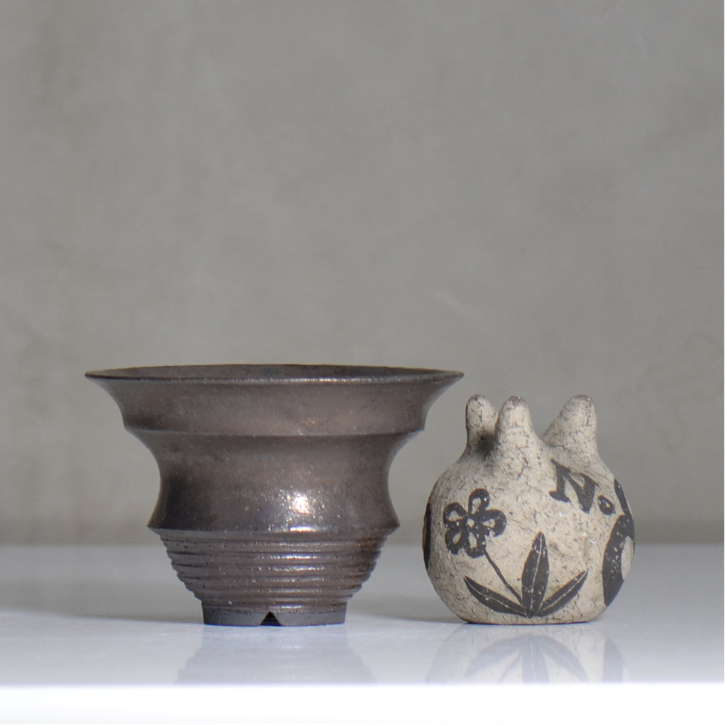 YATAGARASU / KOTETSU - 03 / M / approx. φ14cm / Flowerpot