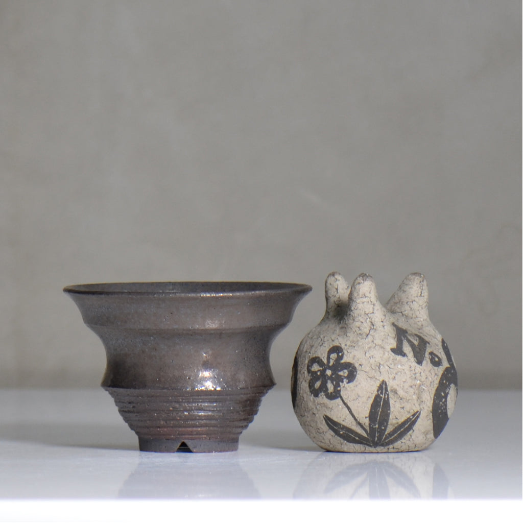 YATAGARASU / KOTETSU - 03 / S / Approx. φ11.5cm / Flowerpot