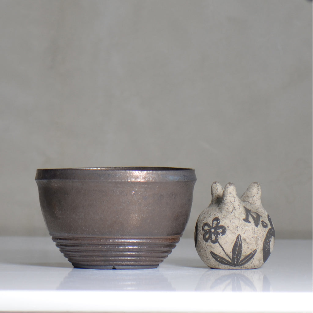 YATAGARASU / KOTETSU - 04 / L / approx. φ13.5cm / Flowerpot
