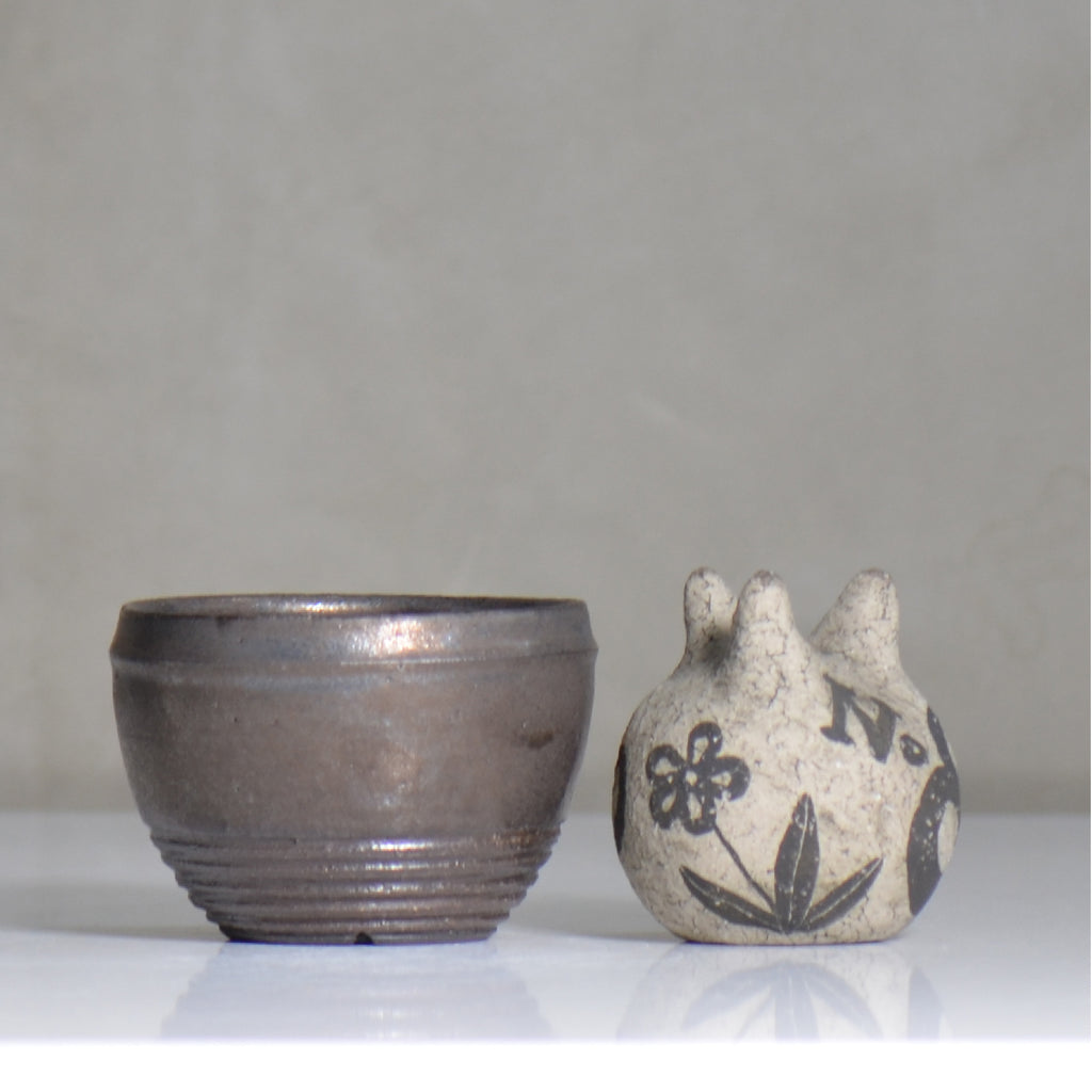 YATAGARASU / KOTETSU - 04 / S / 約 φ10.5cm /  植木鉢