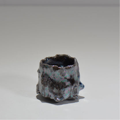 木村 貴史 / 灰釉光彩ぐい呑 /kt_04