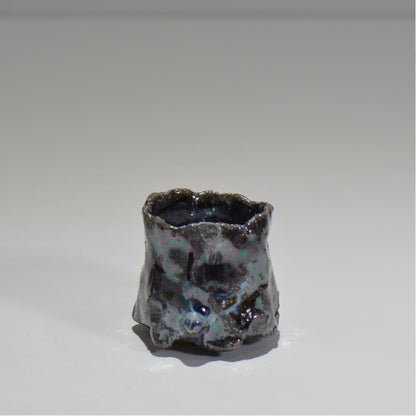 木村 貴史 / 灰釉光彩ぐい呑 /kt_04