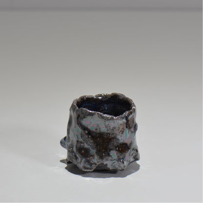 木村 貴史 / 灰釉光彩ぐい呑 /kt_04