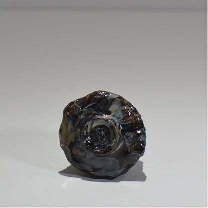 木村 貴史 / 黒泥彩白釉ぐい呑 /kt_07