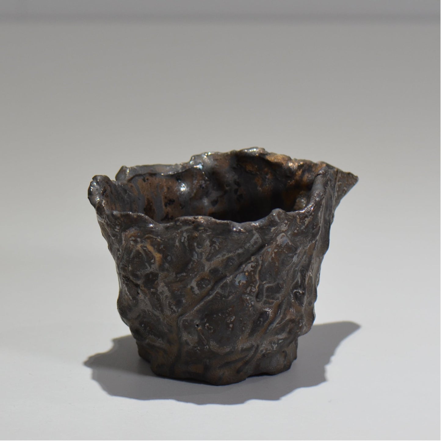 木村 貴史 / 黒錆釉片口酒器 /kt_10