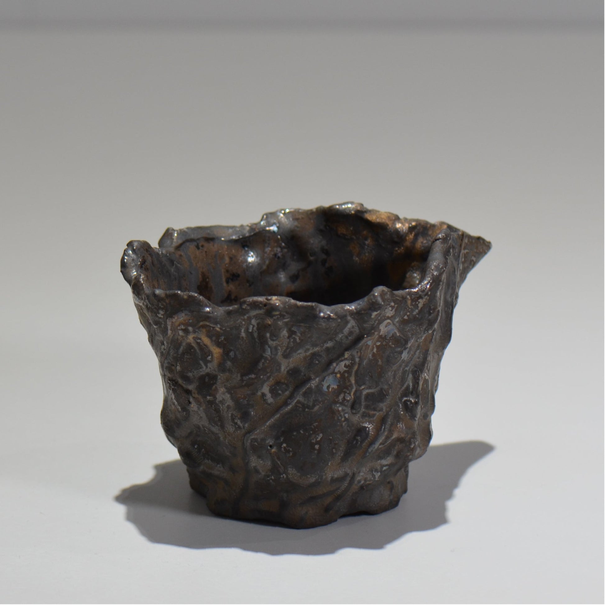 木村 貴史 / 黒錆釉片口酒器 /kt_10