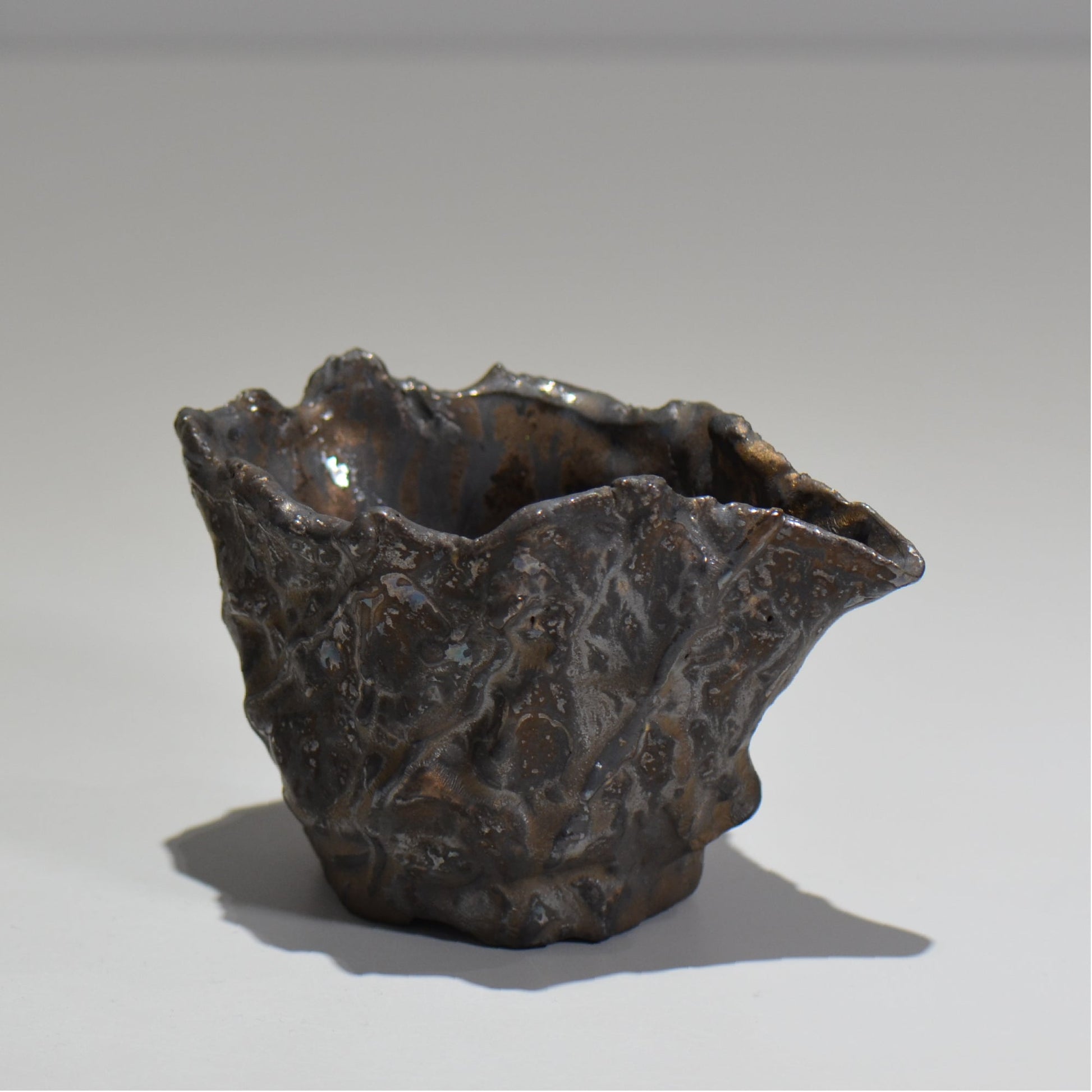 木村 貴史 / 黒錆釉片口酒器 /kt_10