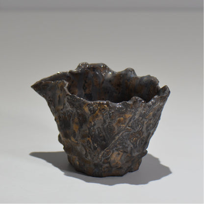 木村 貴史 / 黒錆釉片口酒器 /kt_10