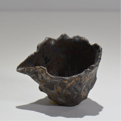 木村 貴史 / 黒錆釉片口酒器 /kt_10