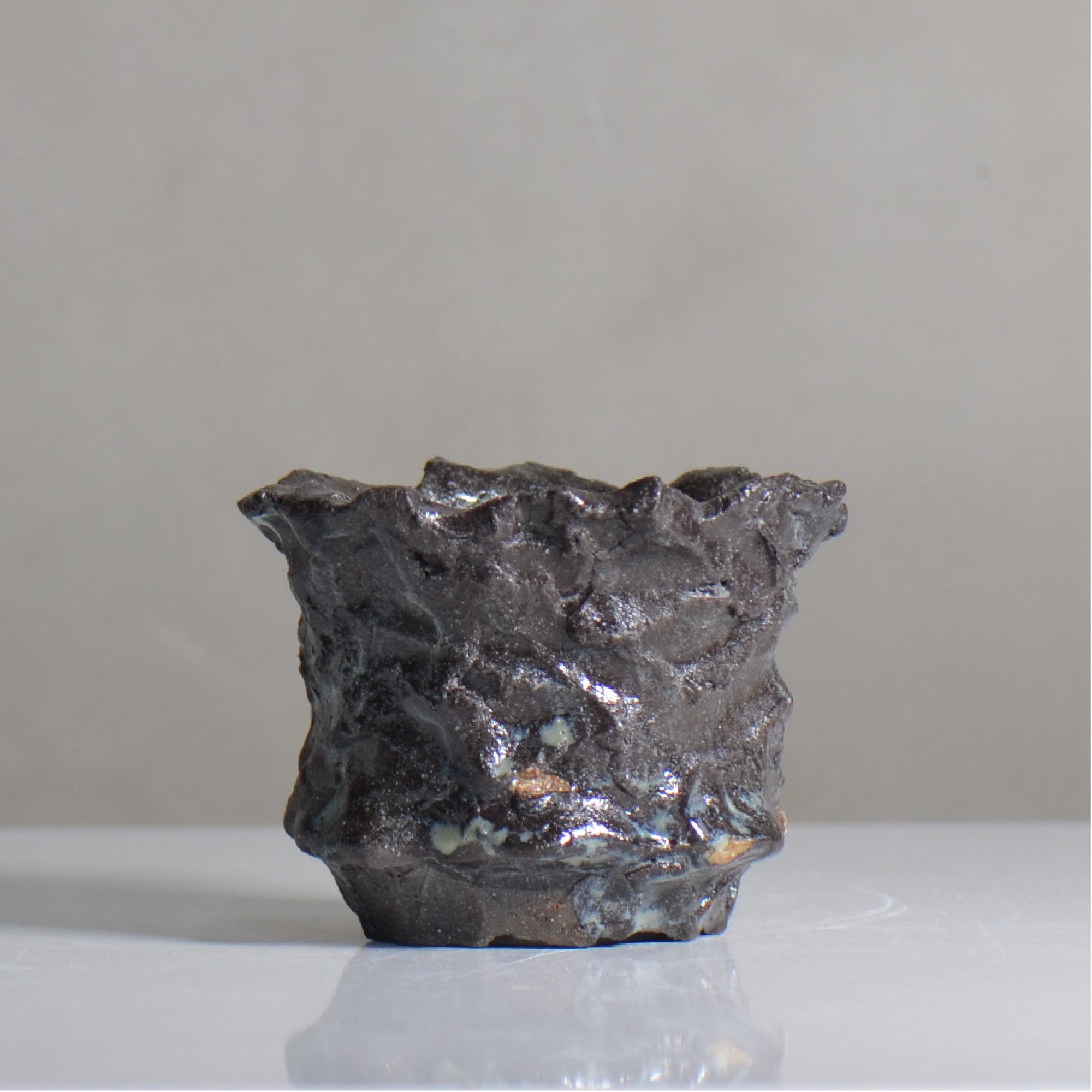 木村 貴史 / KUROSAI / kt2_ks02_s / 約 φ11cm / 植木鉢 
