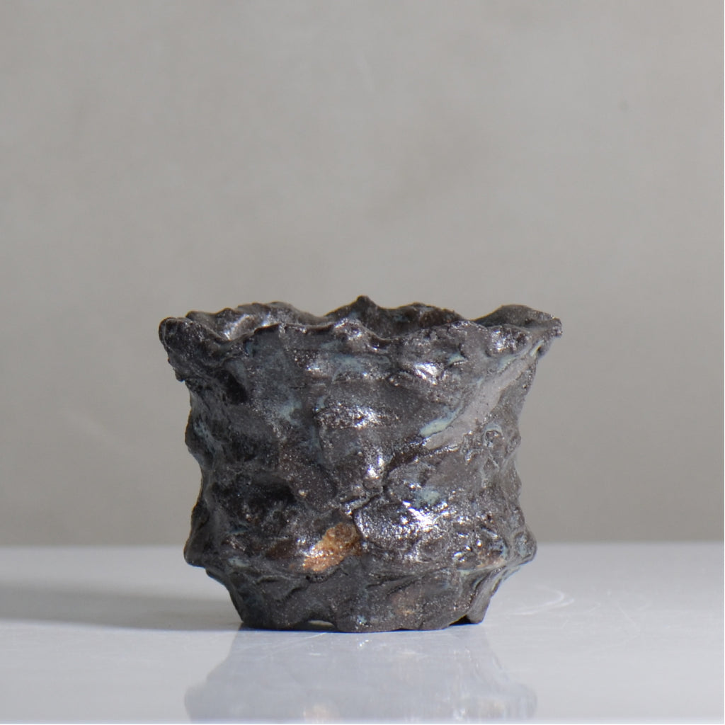 木村 貴史 / KUROSAI / kt2_ks02_s / 約 φ11cm / 植木鉢 
