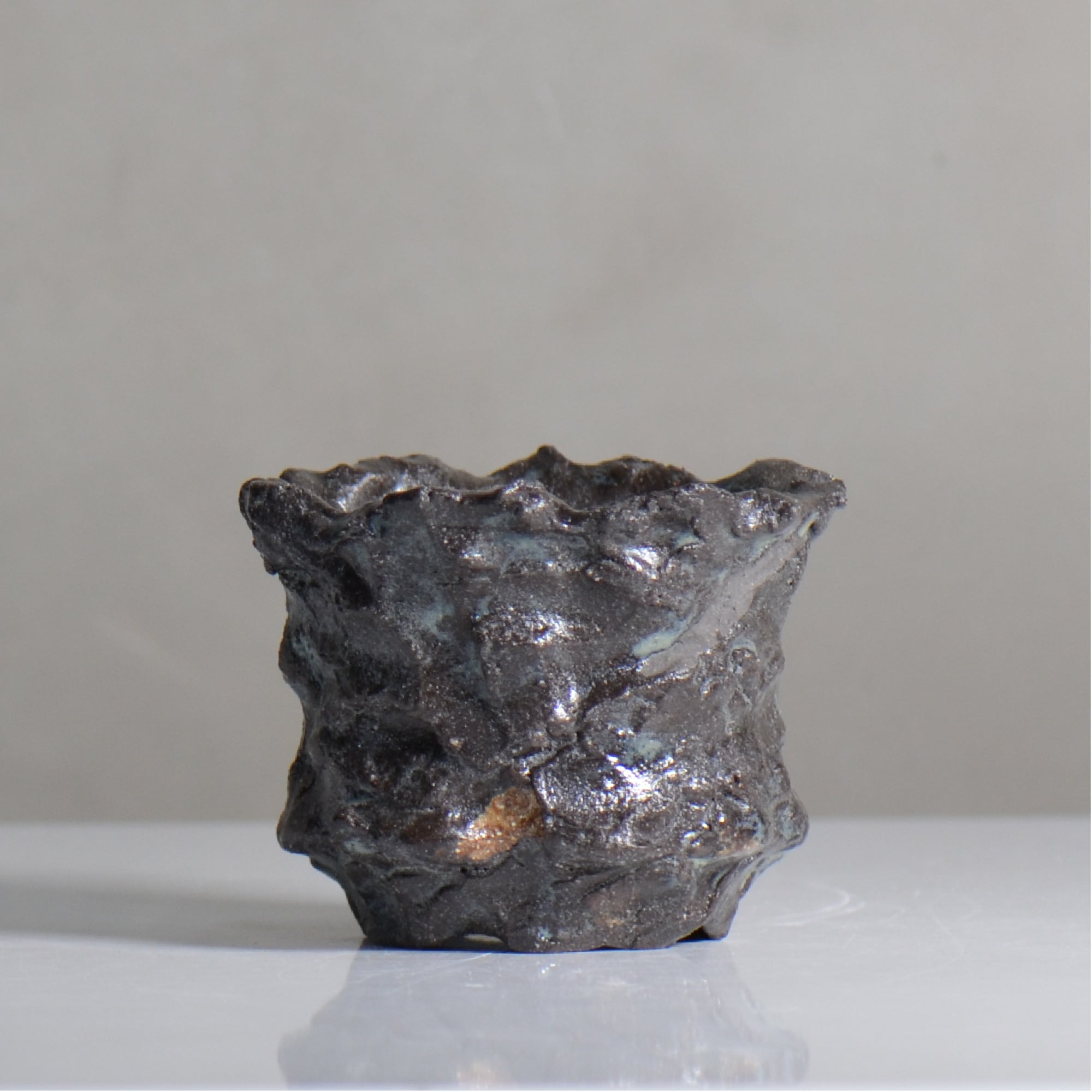 木村 貴史 / KUROSAI / kt2_ks02_s / 約 φ11cm / 植木鉢 
