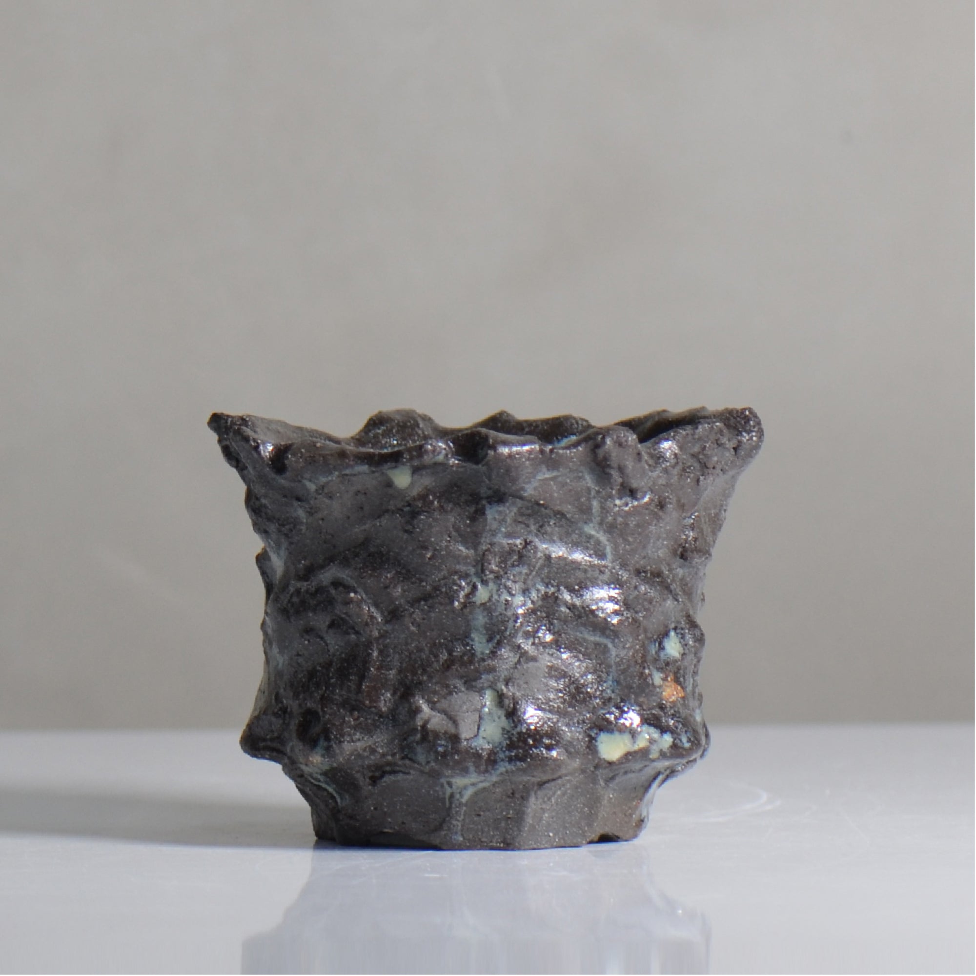 木村 貴史 / KUROSAI / kt2_ks02_s / 約 φ11cm / 植木鉢 

