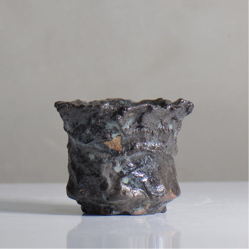 木村 貴史 / KUROSAI / kt2_ks03_s / 約 φ11.2cm / 植木鉢 
