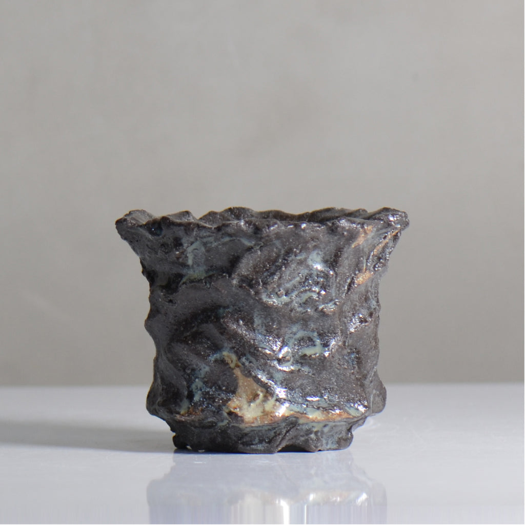 木村 貴史 / KUROSAI / kt2_ks03_s / 約 φ11.2cm / 植木鉢 

