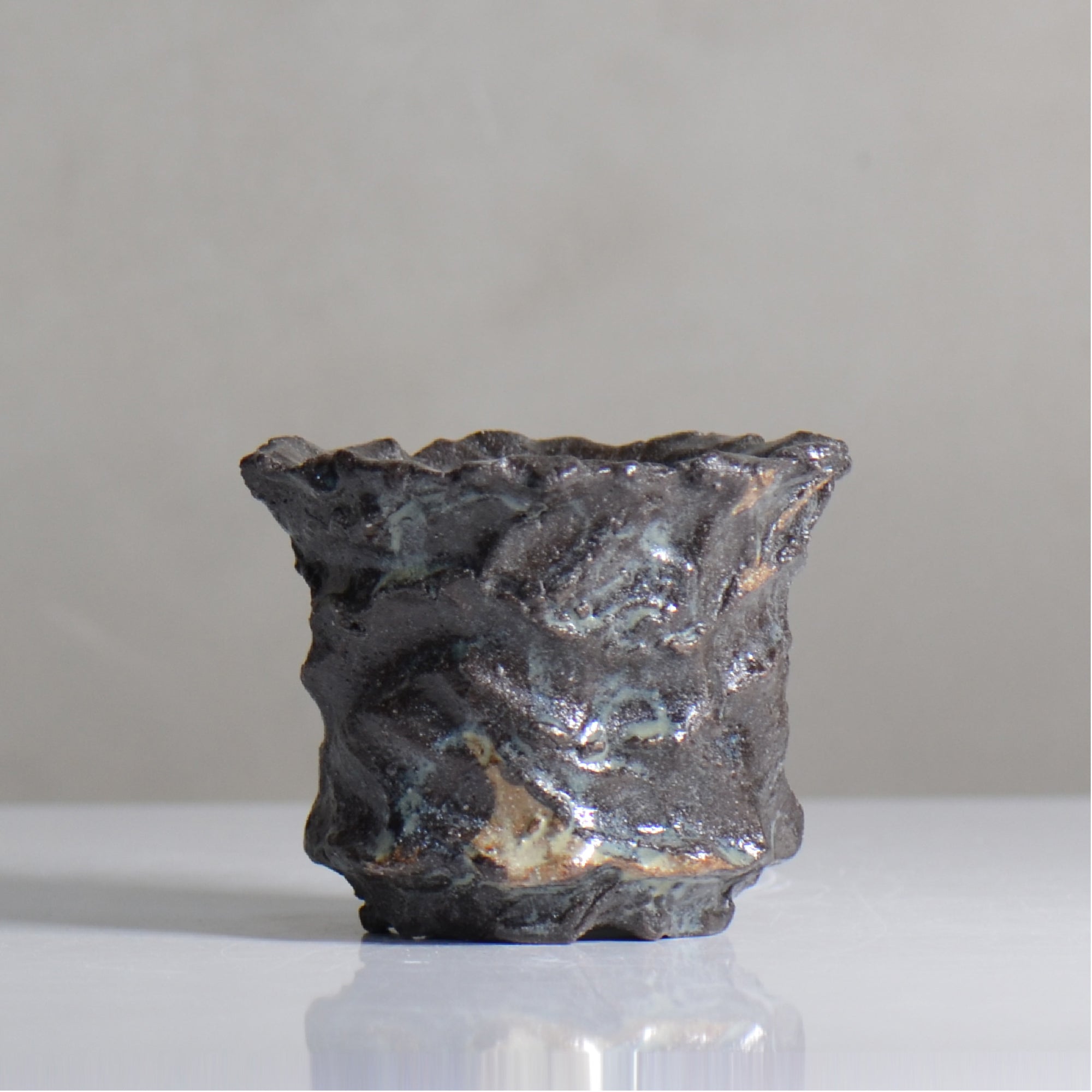 木村 貴史 / KUROSAI / kt2_ks03_s / 約 φ11.2cm / 植木鉢 
