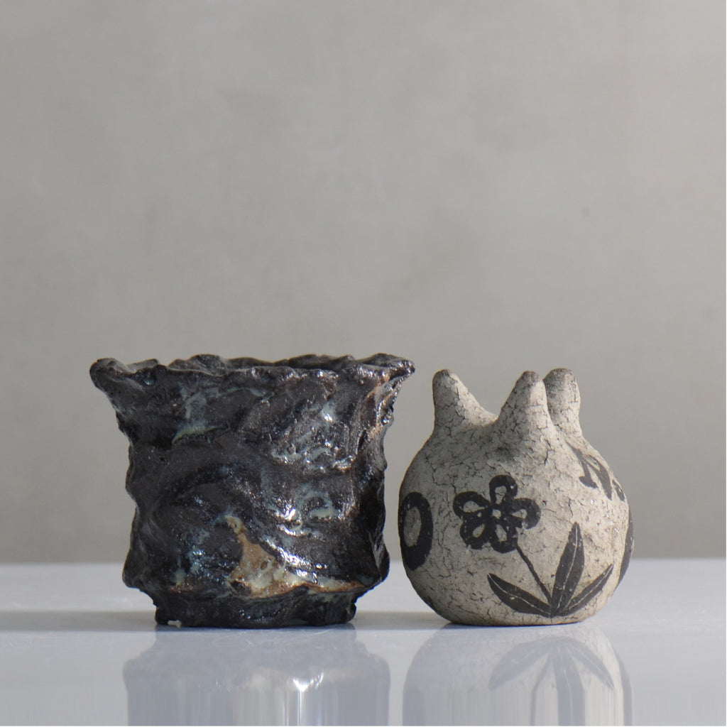 木村 貴史 / KUROSAI / kt2_ks03_s / 約 φ11.2cm / 植木鉢 
