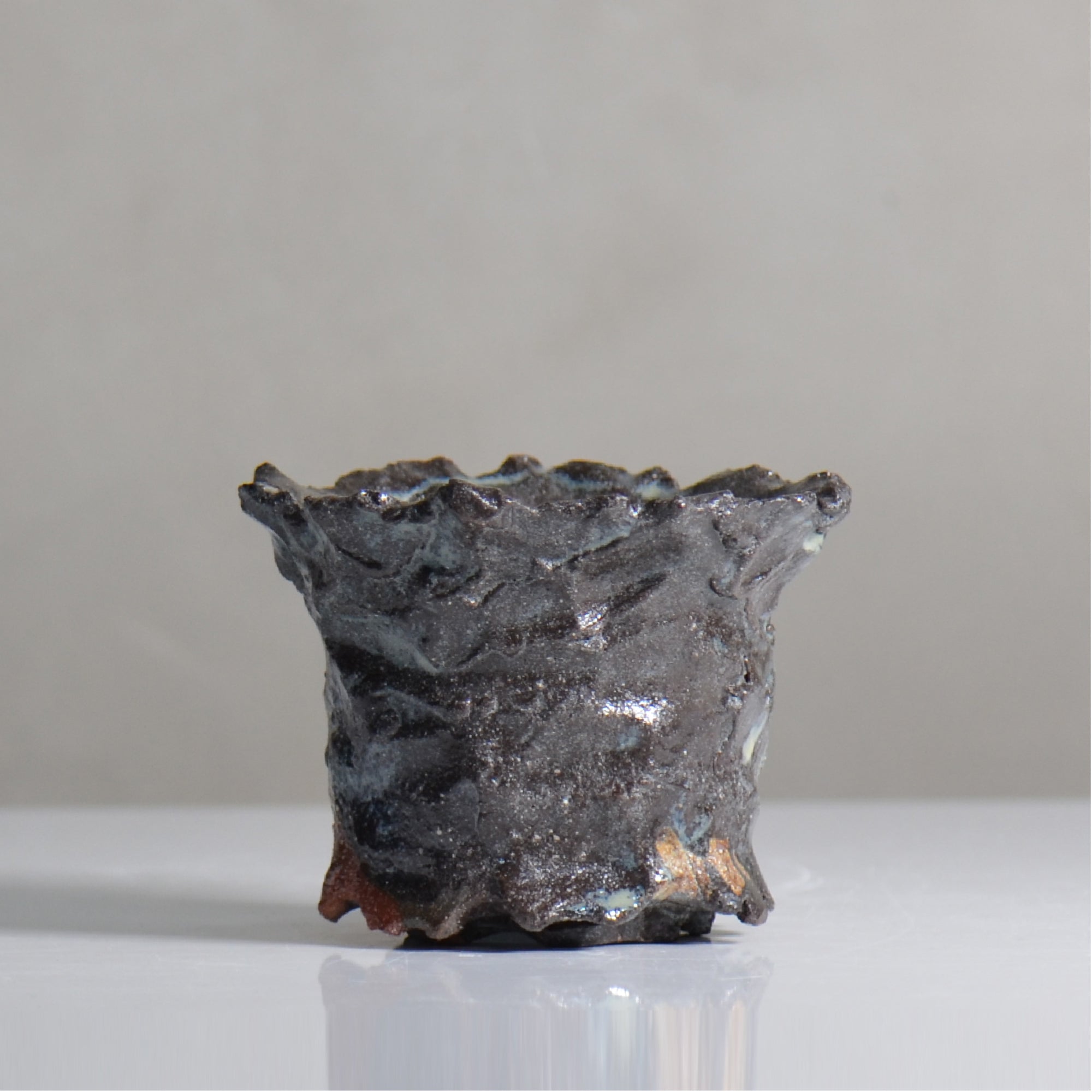 木村 貴史 / KUROSAI / kt2_ks04_s / 約 φ11.5cm / 植木鉢 – ハチラボ