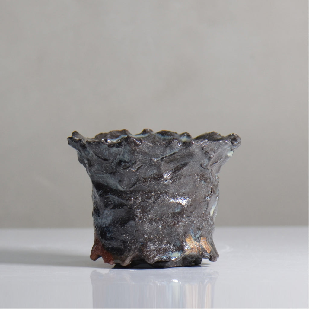 木村 貴史 / KUROSAI / kt2_ks04_s / 約 φ11.5cm / 植木鉢 

