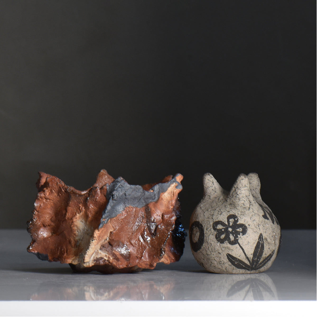 木村 貴史 / YAKISHIME / kt3_ys02_s /  約 φ12cm /  植木鉢