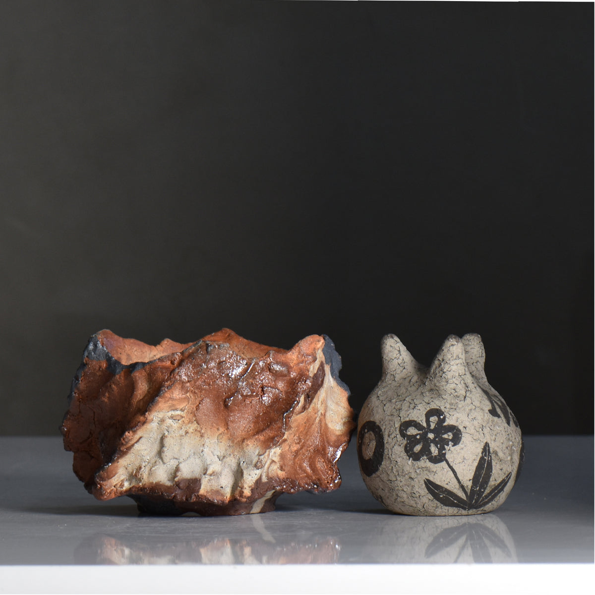 木村 貴史 / YAKISHIME / kt3_ys05_s /  約 φ11.5cm /  植木鉢