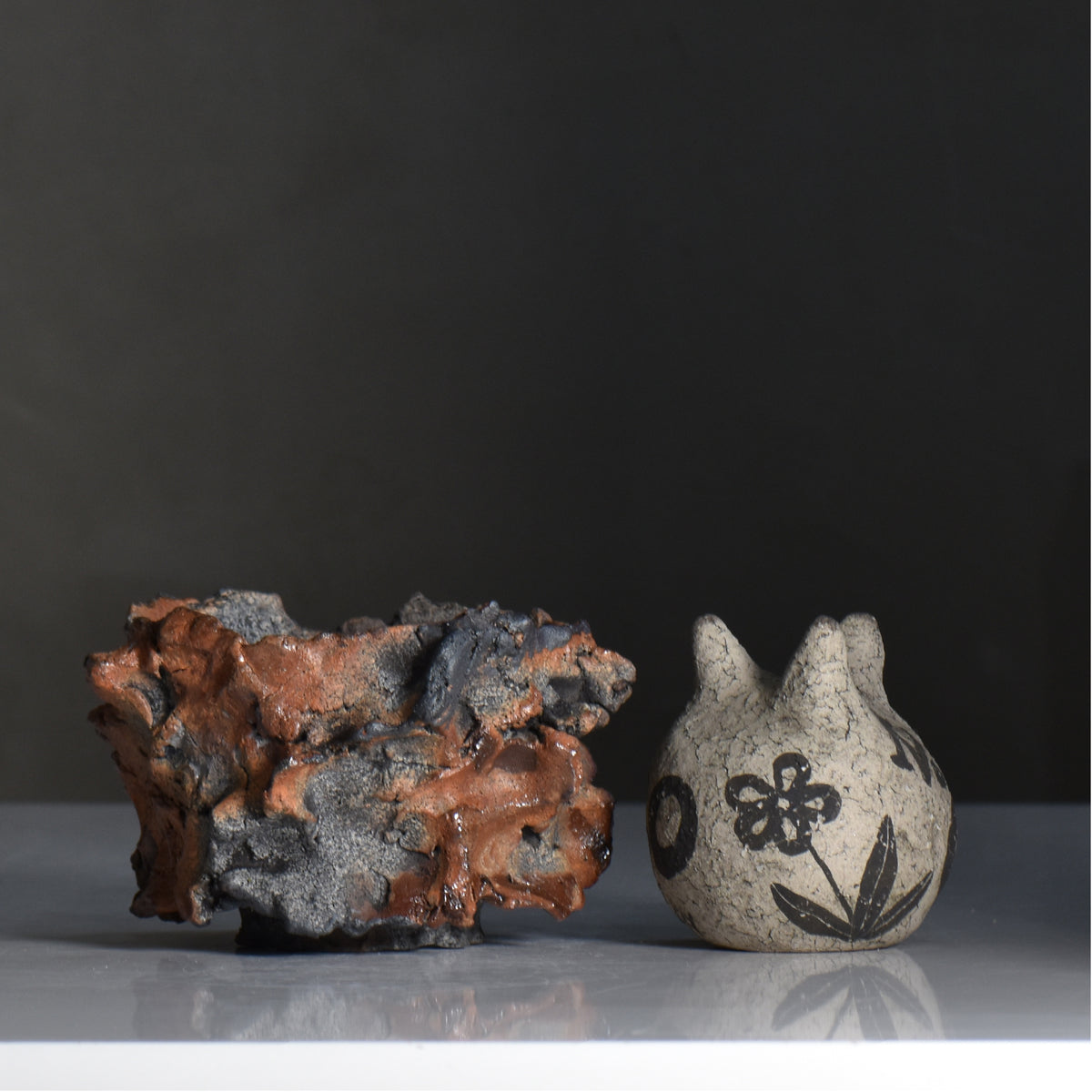 木村 貴史 / YAKISHIME / kt3_ys07_s /  約 φ11.5cm /  植木鉢