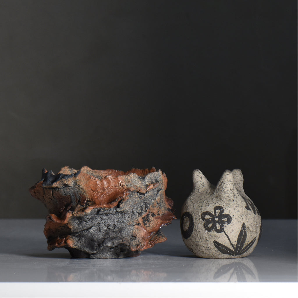 木村 貴史 / YAKISHIME / kt3_ys09_s /  約 φ11cm /  植木鉢