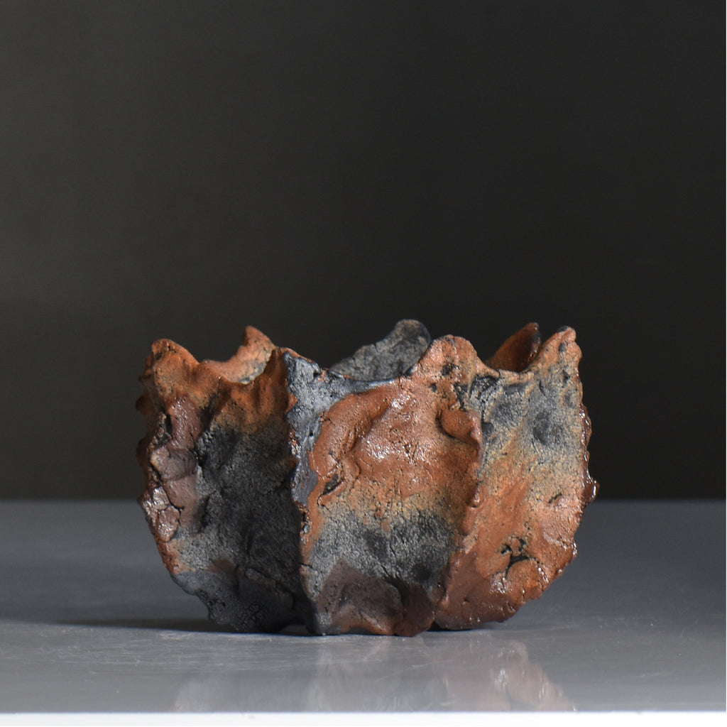 木村 貴史 / YAKISHIME / kt3_ys10_s /  約 φ11.7cm /  植木鉢