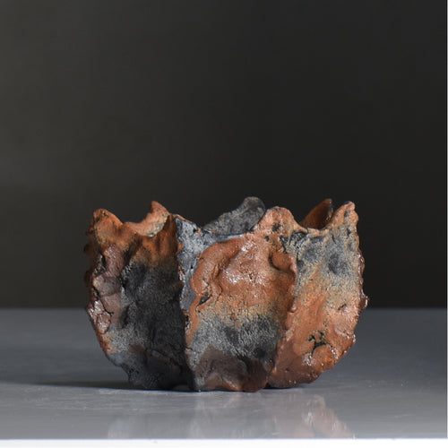 木村 貴史 / YAKISHIME / kt3_ys10_s /  約 φ11.7cm /  植木鉢