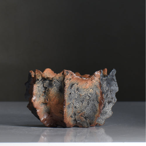 木村 貴史 / YAKISHIME / kt3_ys10_s /  約 φ11.7cm /  植木鉢