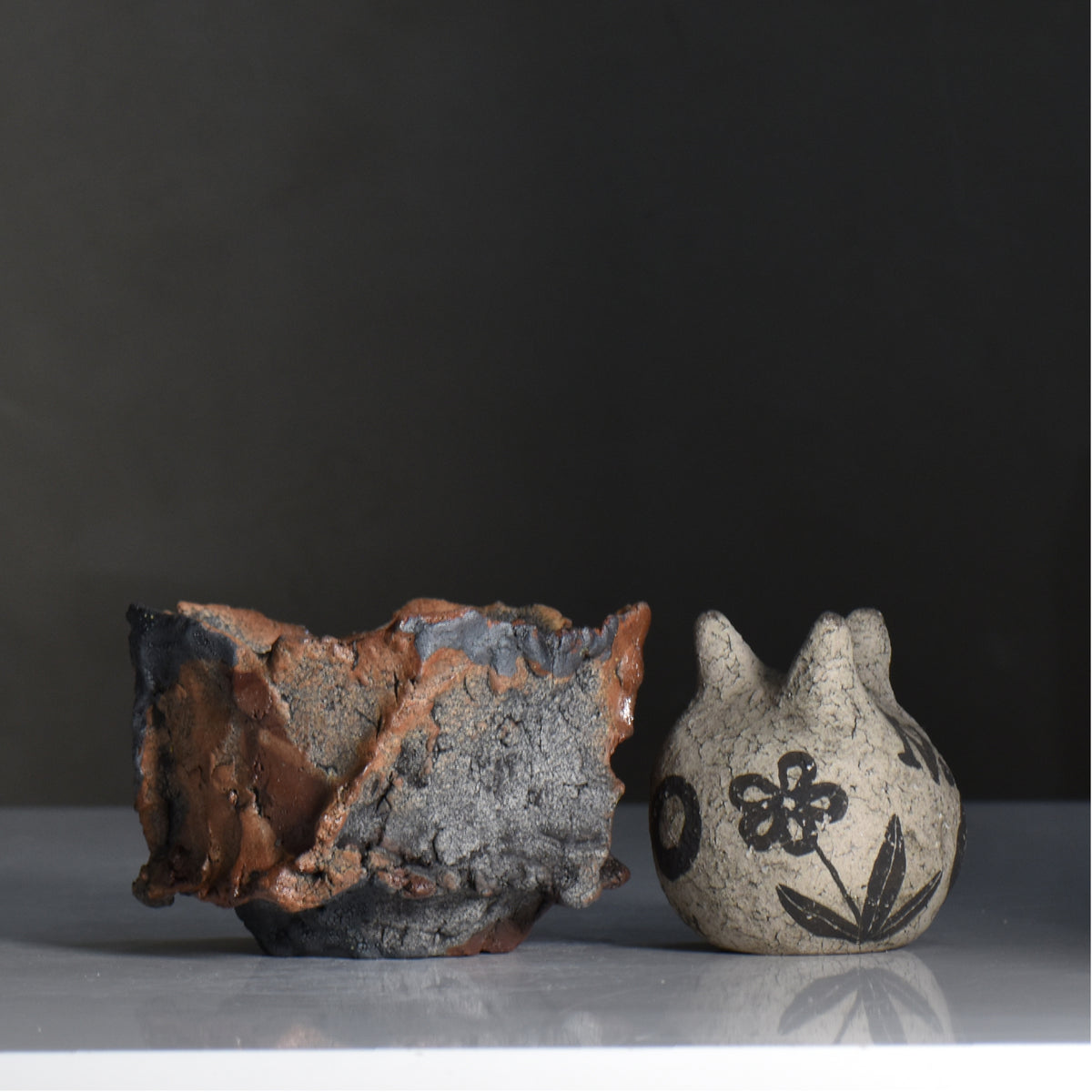 木村 貴史 / YAKISHIME / kt3_ys11_s /  約 φ11.5cm /  植木鉢