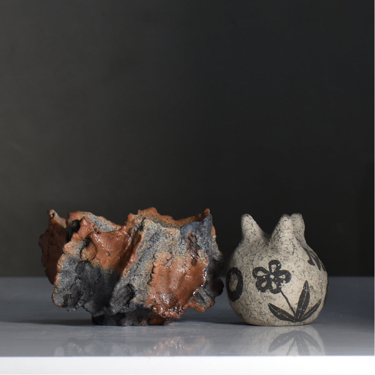 木村 貴史 / YAKISHIME / kt3_ys15_s /  約 φ12cm /  植木鉢