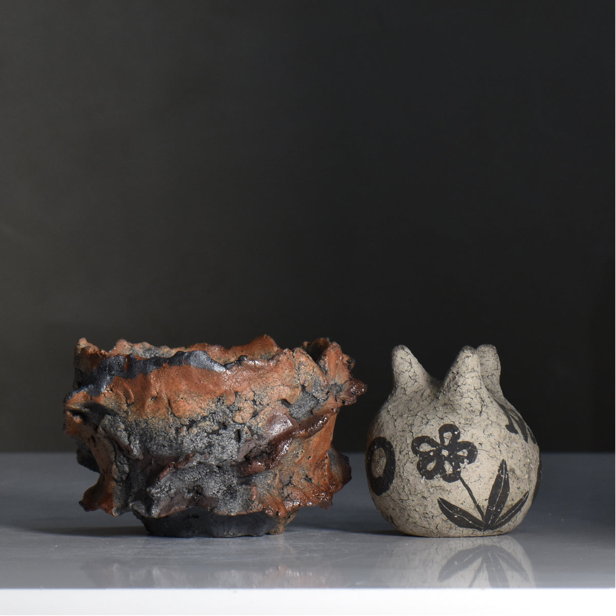 木村 貴史 / YAKISHIME / kt3_ys16_s /  約 φ11.5cm /  植木鉢