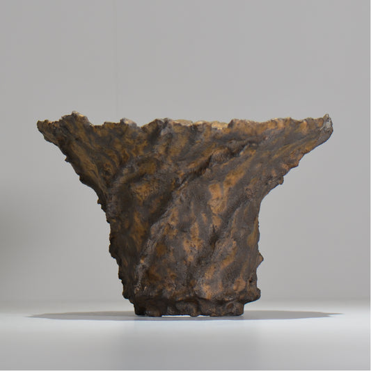 19.木村 貴史 / DEISAI bronze /  bronze_04_big  / 大鉢 /  約 φ22.5cm / 植木鉢