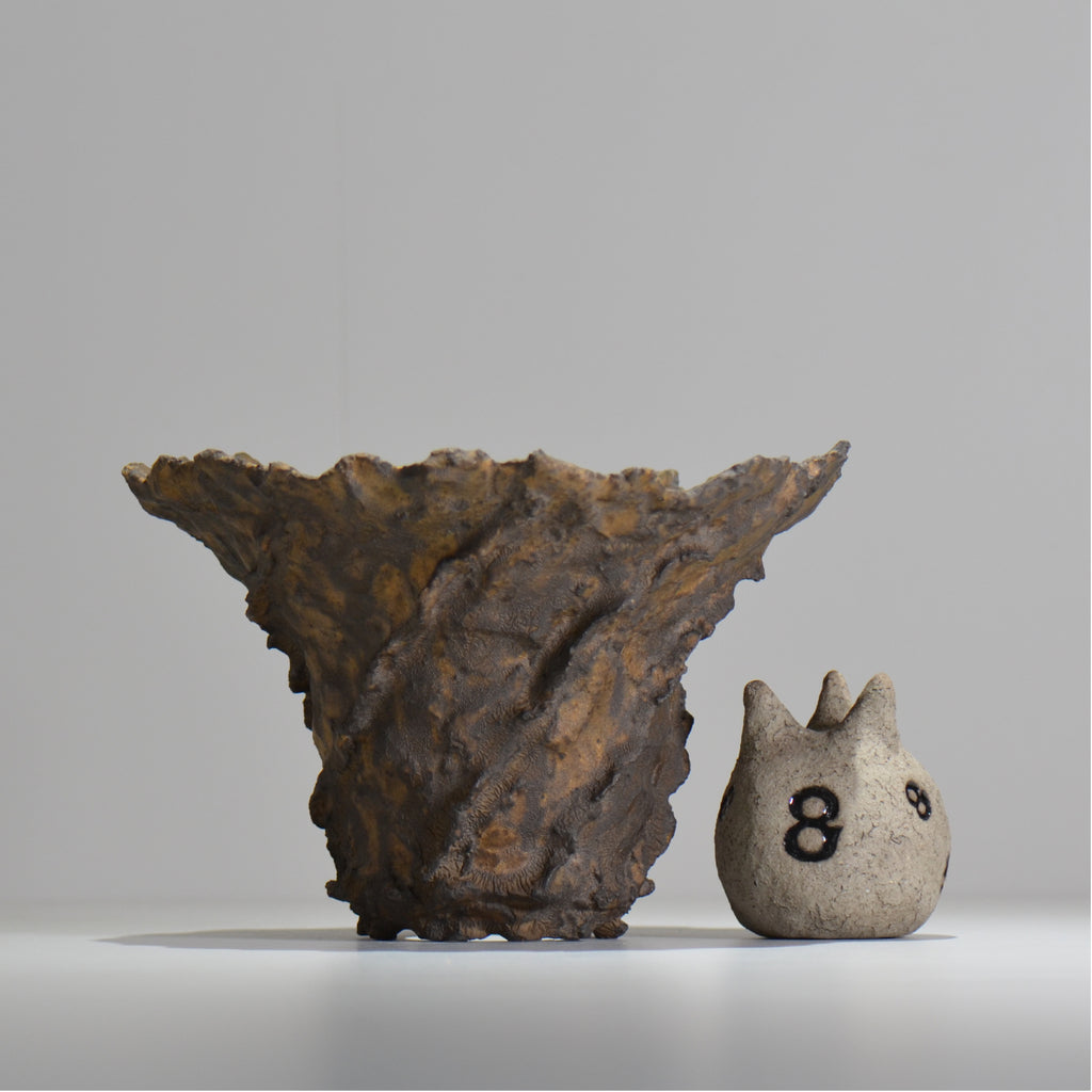 19.木村 貴史 / DEISAI bronze /  bronze_04_big  / 大鉢 /  約 φ22.5cm / 植木鉢