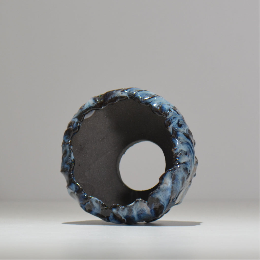 木村 貴史 / 深流-黒蒼 /  kt_sr03_s /  約 φ11.5cm /  植木鉢