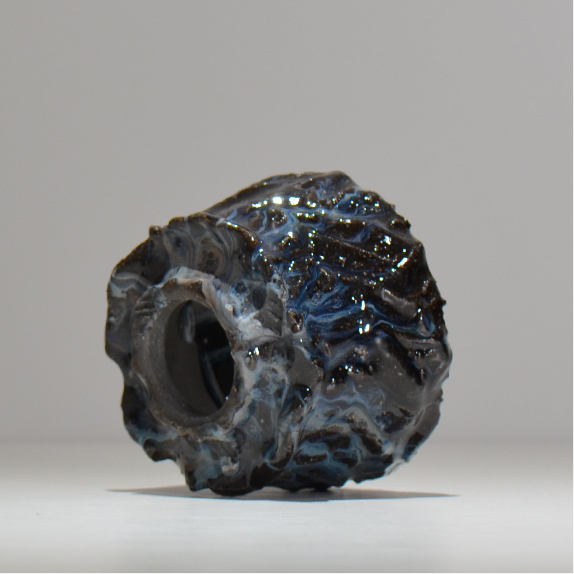 木村 貴史 / 深流-黒蒼 /  kt_sr04_s /  約 φ11.5cm /  植木鉢