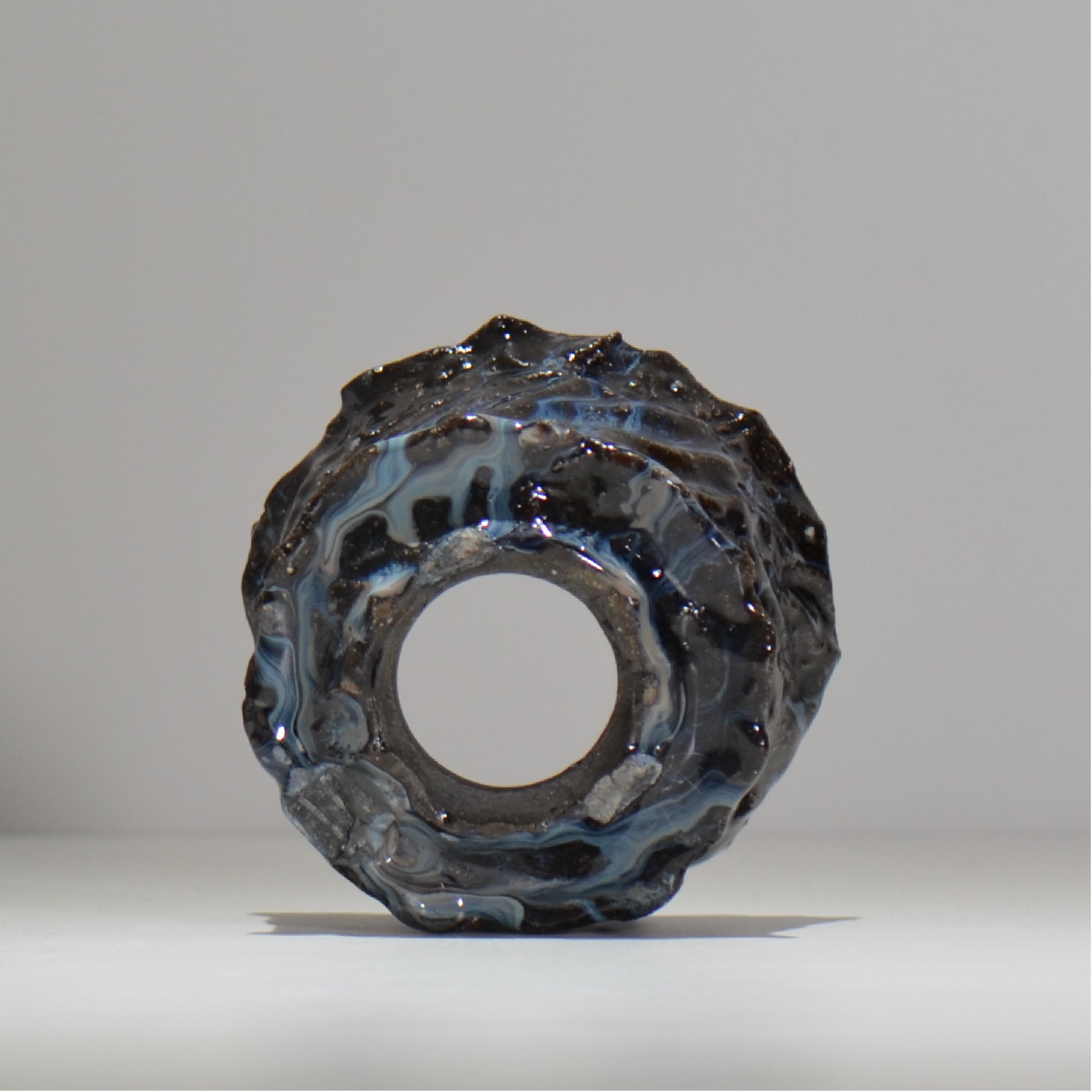 木村 貴史 / 深流-黒蒼 /   kt_sr05_s /  約 φ12cm /  植木鉢