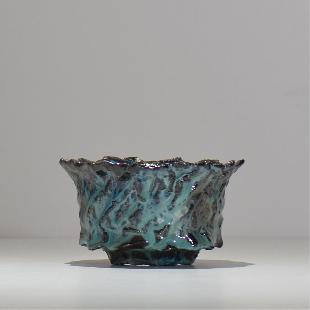 木村 貴史 / 深流-翡翠 /  kt_sr06_m /  約 φ13cm /  植木鉢