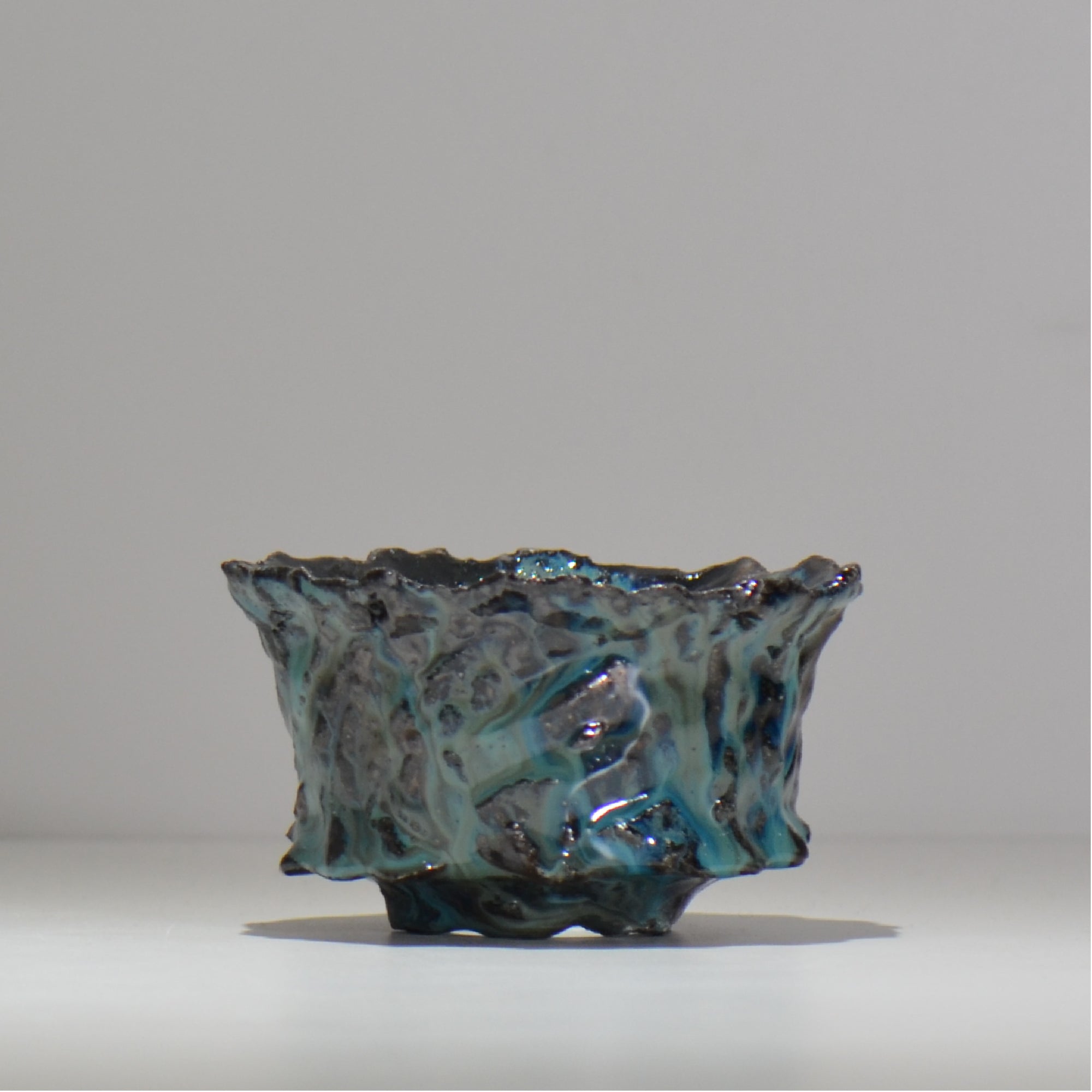 木村 貴史 / 深流-翡翠 /  kt_sr06_m /  約 φ13cm /  植木鉢