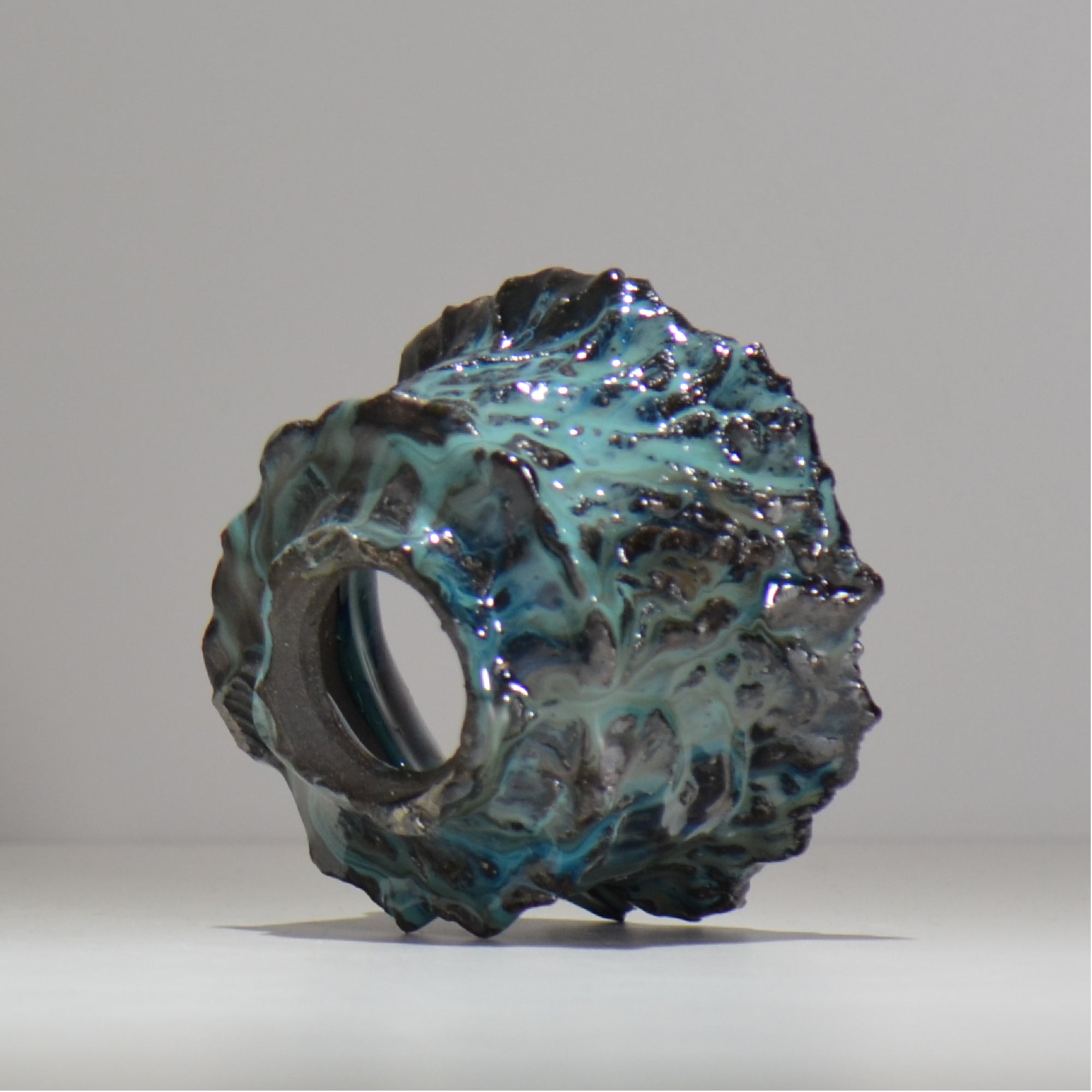 木村 貴史 / 深流-翡翠 /  kt_sr06_m /  約 φ13cm /  植木鉢