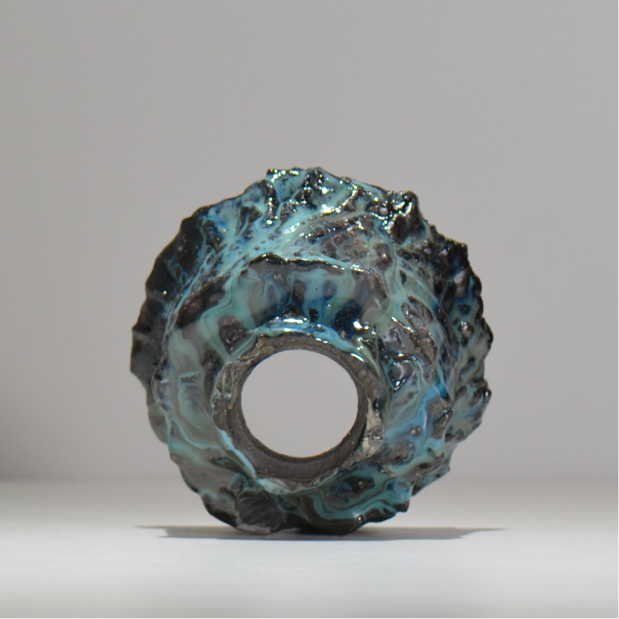 木村 貴史 / 深流-翡翠 /  kt_sr06_m /  約 φ13cm /  植木鉢