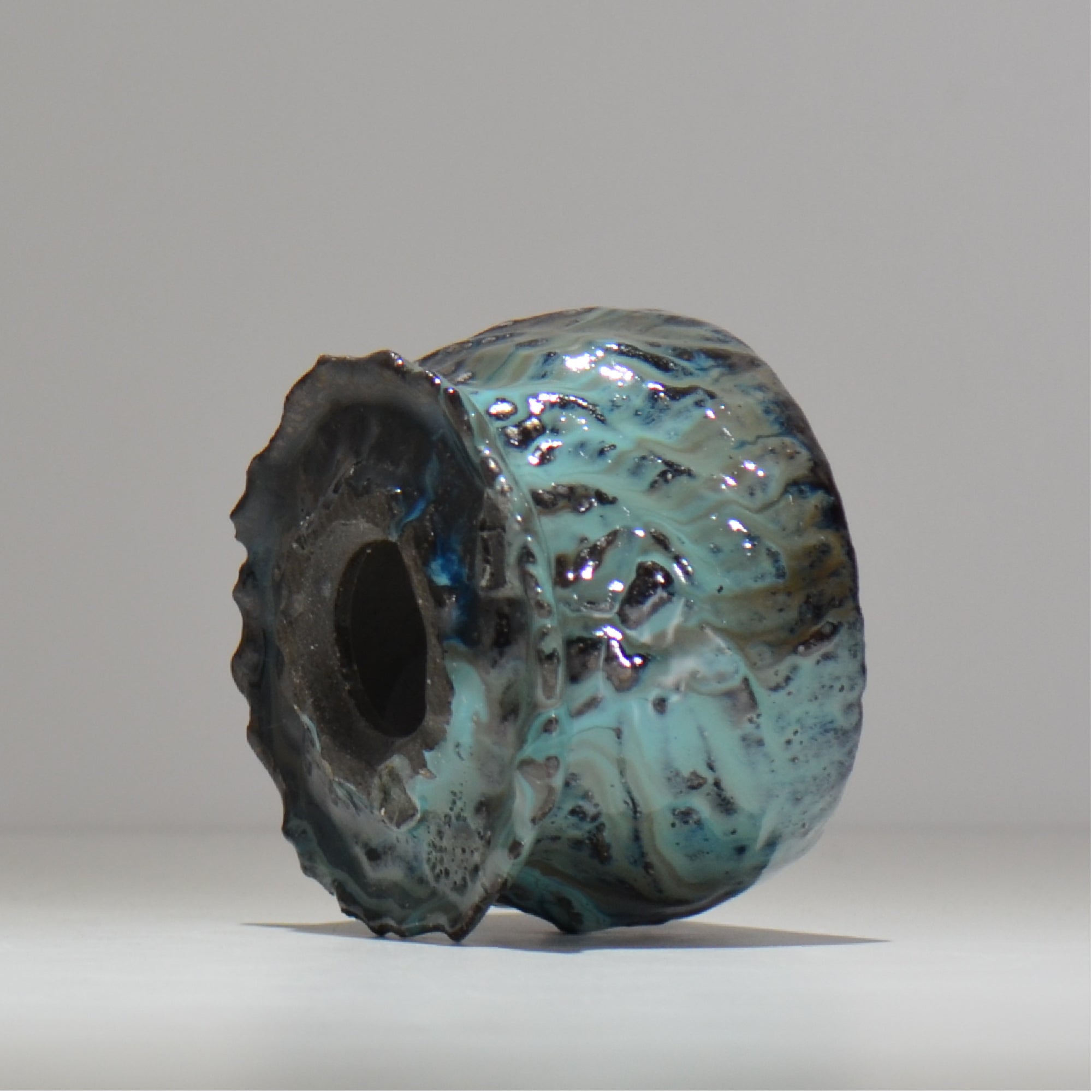 木村 貴史 / 深流-翡翠 /  kt_sr07_s /  約 φ10.7cm /  植木鉢