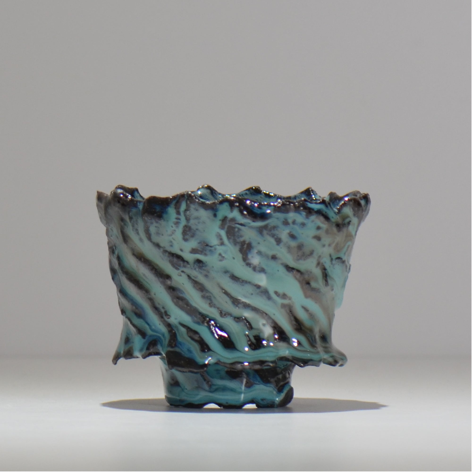 Kawai Makito / raster02_12_xs / approx. φ8.0cm / flower pot – ハチラボ