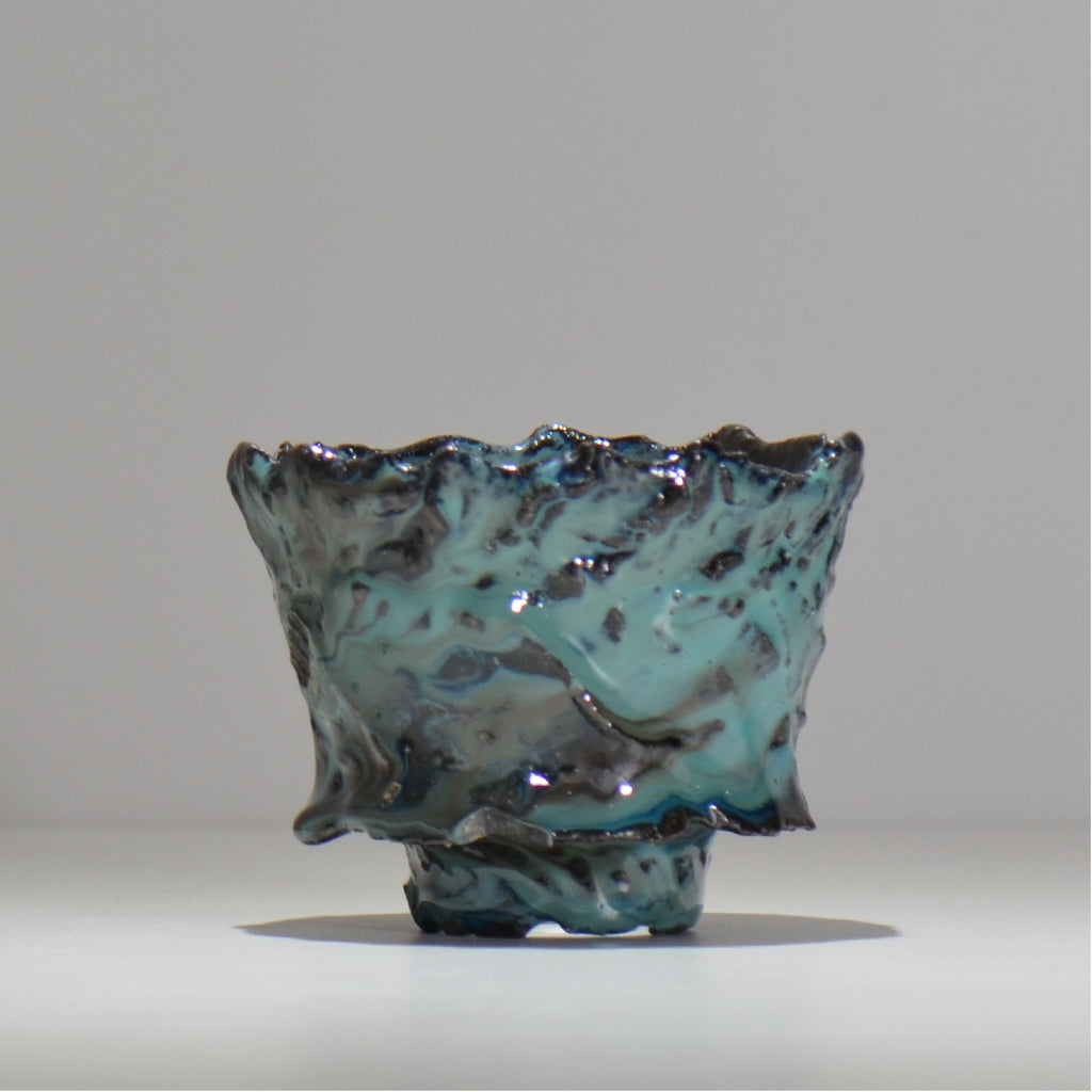 木村 貴史 / 深流-翡翠 /  kt_sr08_s /  約 φ12cm /  植木鉢