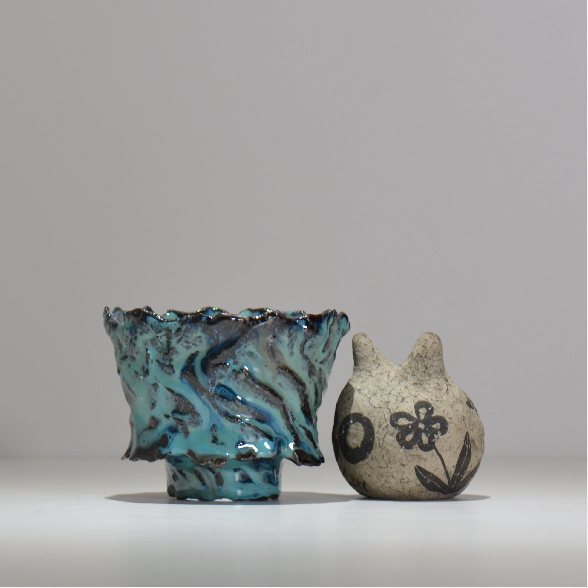 木村 貴史 / 深流-翡翠 /  kt_sr08_s /  約 φ12cm /  植木鉢