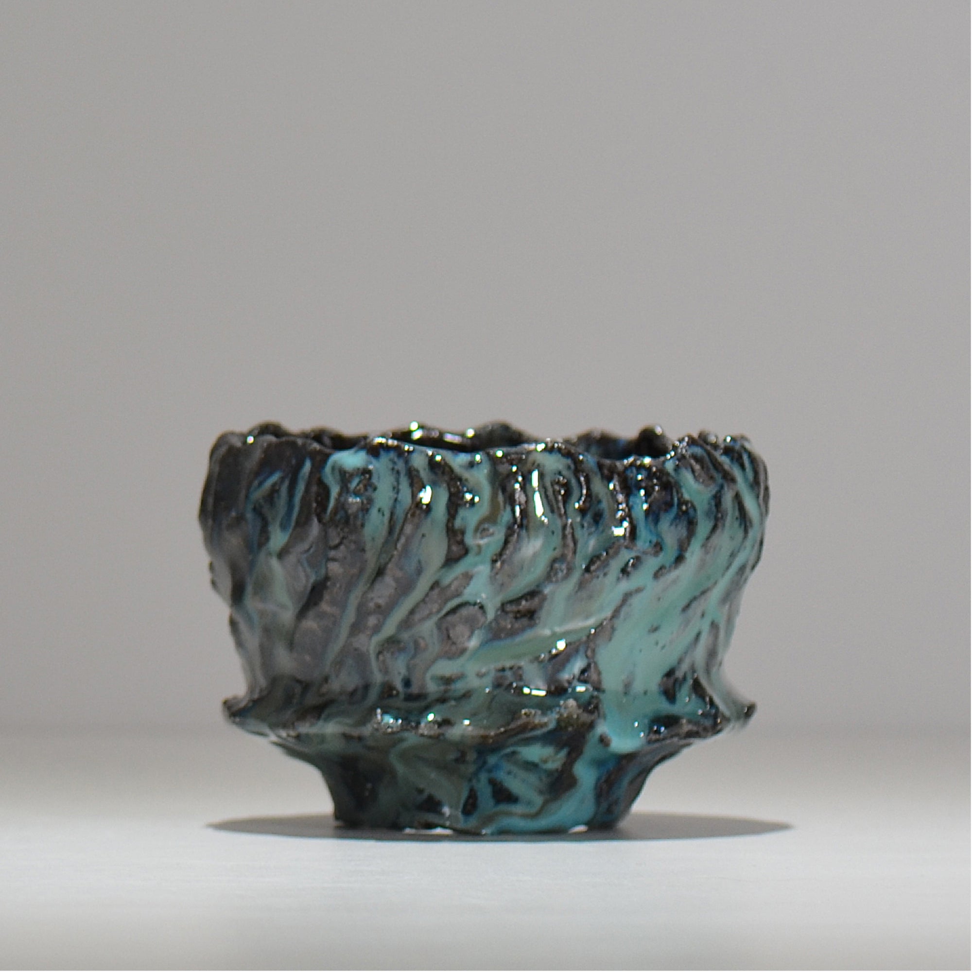 木村 貴史 / 深流-翡翠 /  kt_sr10_s /  約 φ11cm /  植木鉢