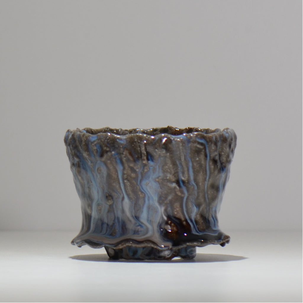 木村 貴史 / 深流-白波 /  kt_sr11_s /  約 φ12cm /  植木鉢