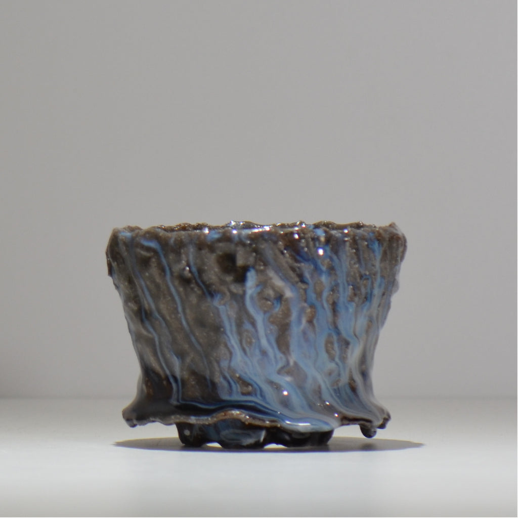 木村 貴史 / 深流-白波 /  kt_sr11_s /  約 φ12cm /  植木鉢